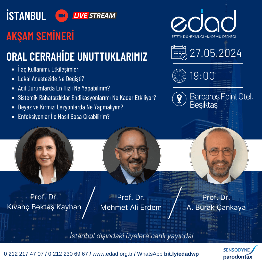 Akşam Semineri "Oral Cerrahide Unuttuklarımız"