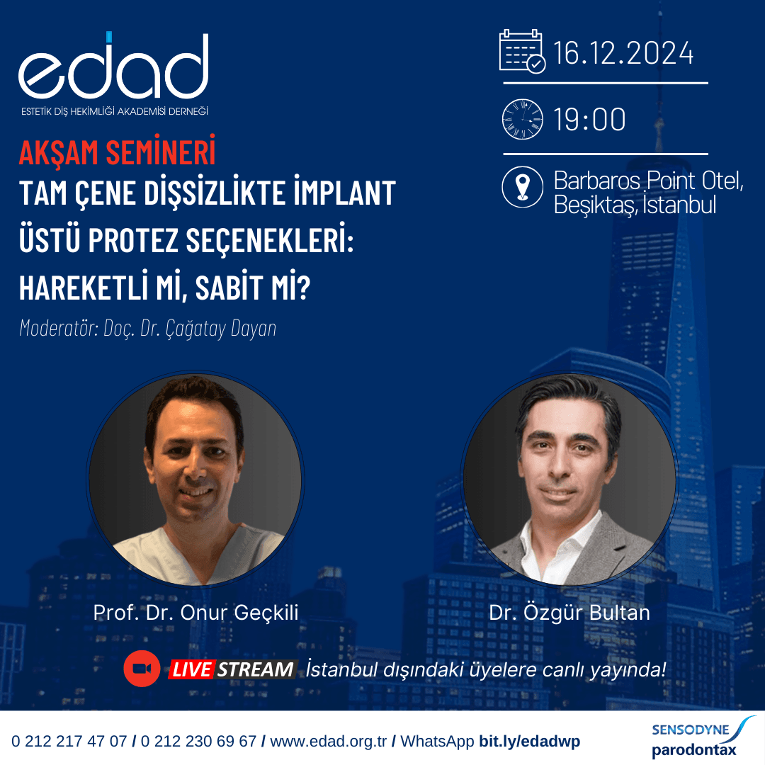 Tam Çene Dişsizlikte İmplant Üstü Protez Seçenekleri: Hareketli mi, Sabit mi?