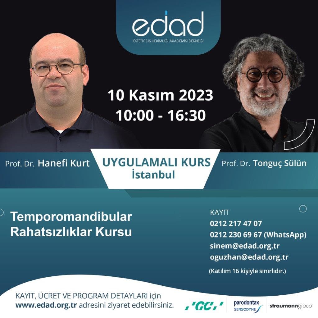 Temporomandibular Rahatsızlıklar Kursu