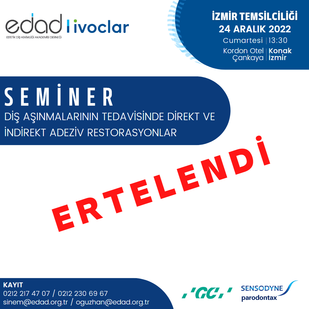 Ertelendi - Aşınmış Dişlerde Direkt ve İndirekt Adeziv Restorasyonlar